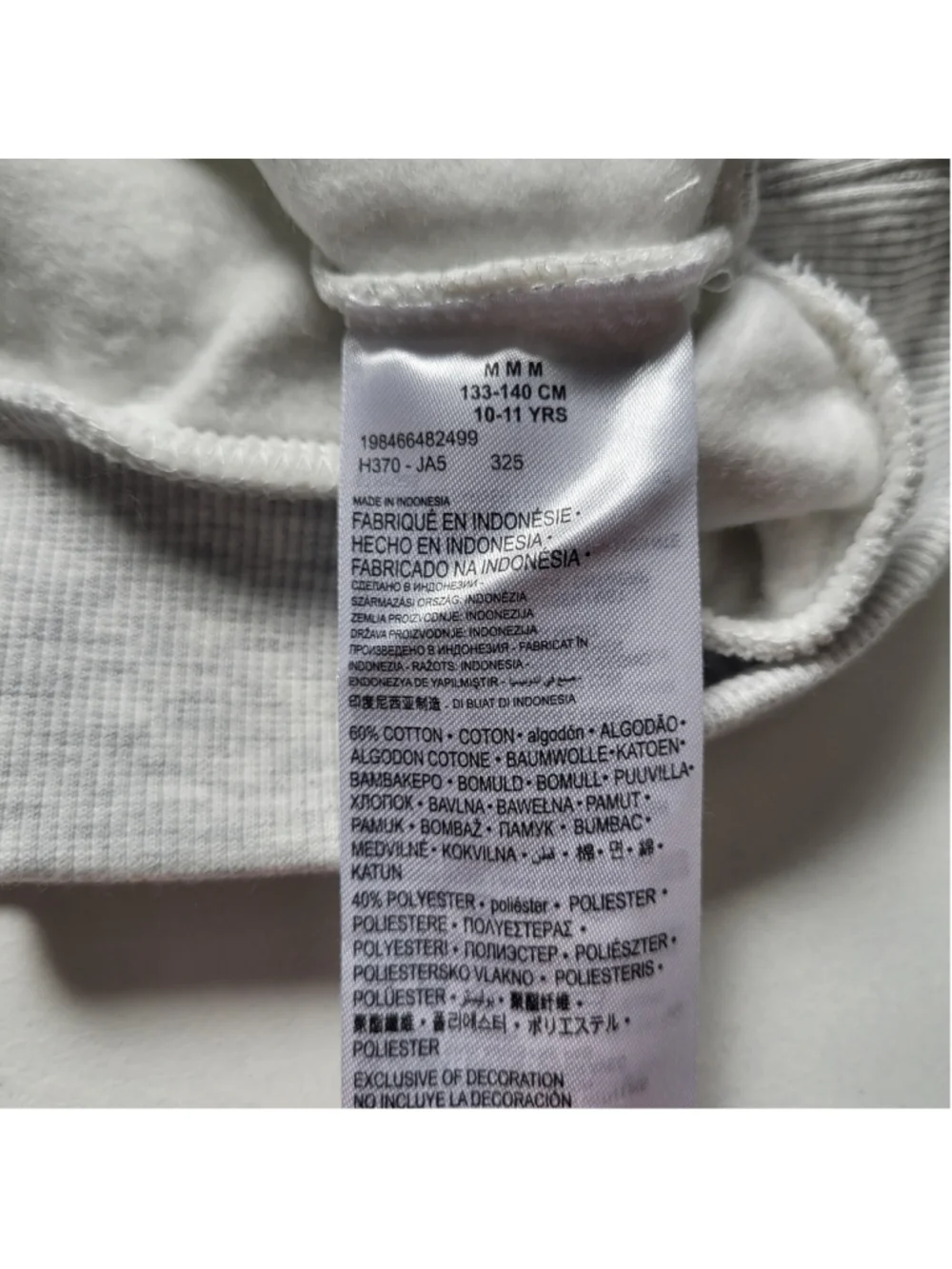 Girl's Converse Fleece-Lined Hoodie Sweatshirt–Gray Heather–Size M (10-11) - NWT